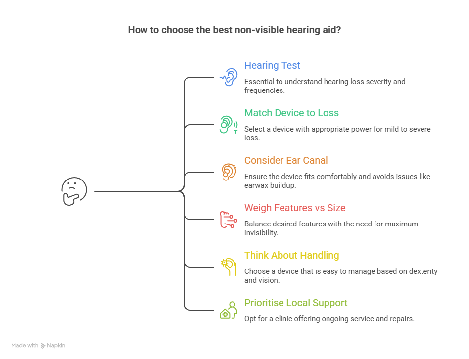 Discreet and low profile hearing aid styles compared